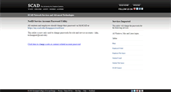 Desktop Screenshot of netid.scad.edu
