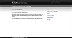 Desktop Screenshot of employeepages.scad.edu